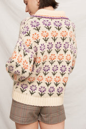 Primrose Field Floral Knit Sweater - Westly