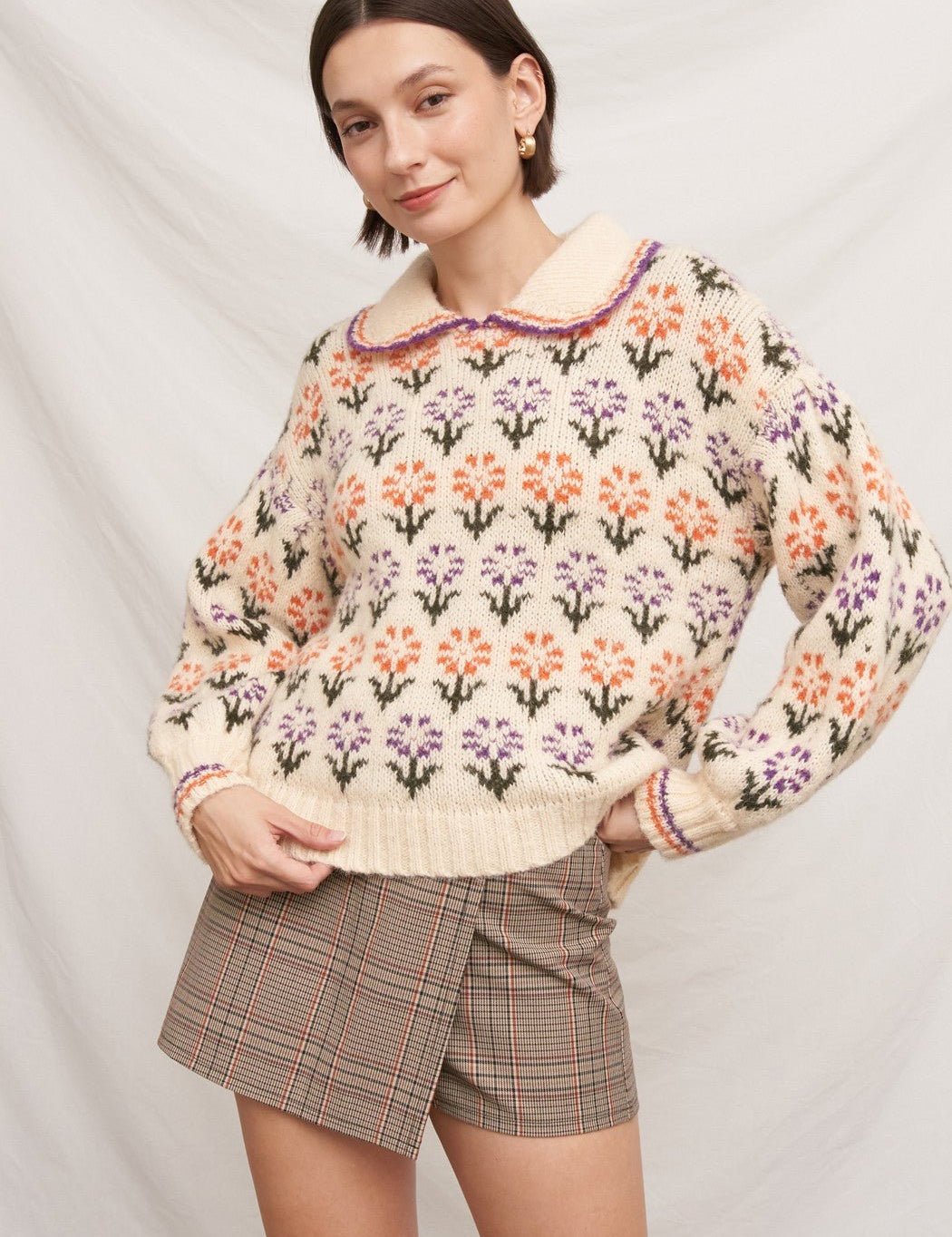 Primrose Field Floral Knit Sweater - Westly