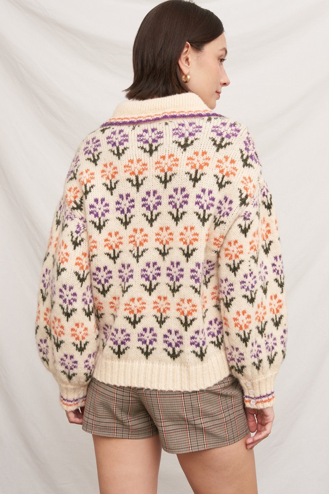 Primrose Field Floral Knit Sweater - Westly