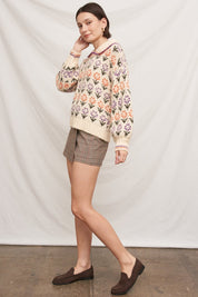 Primrose Field Floral Knit Sweater - Westly