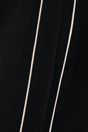 Quick Change Contrast Piping Wide Leg Pants - Westly