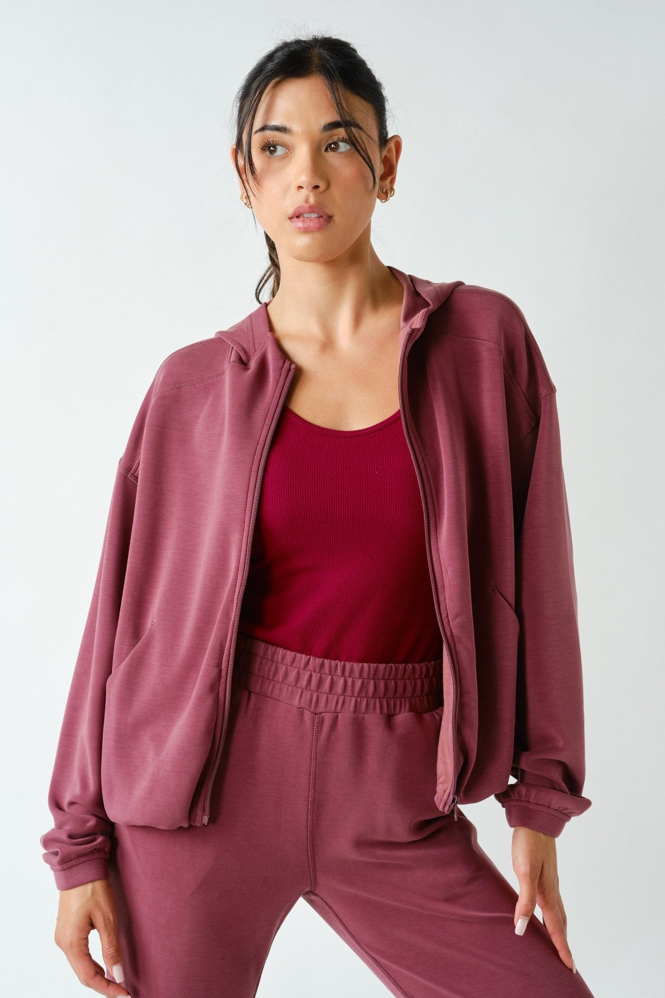Quick Run Modal Blend Zip Hoodie - Westly