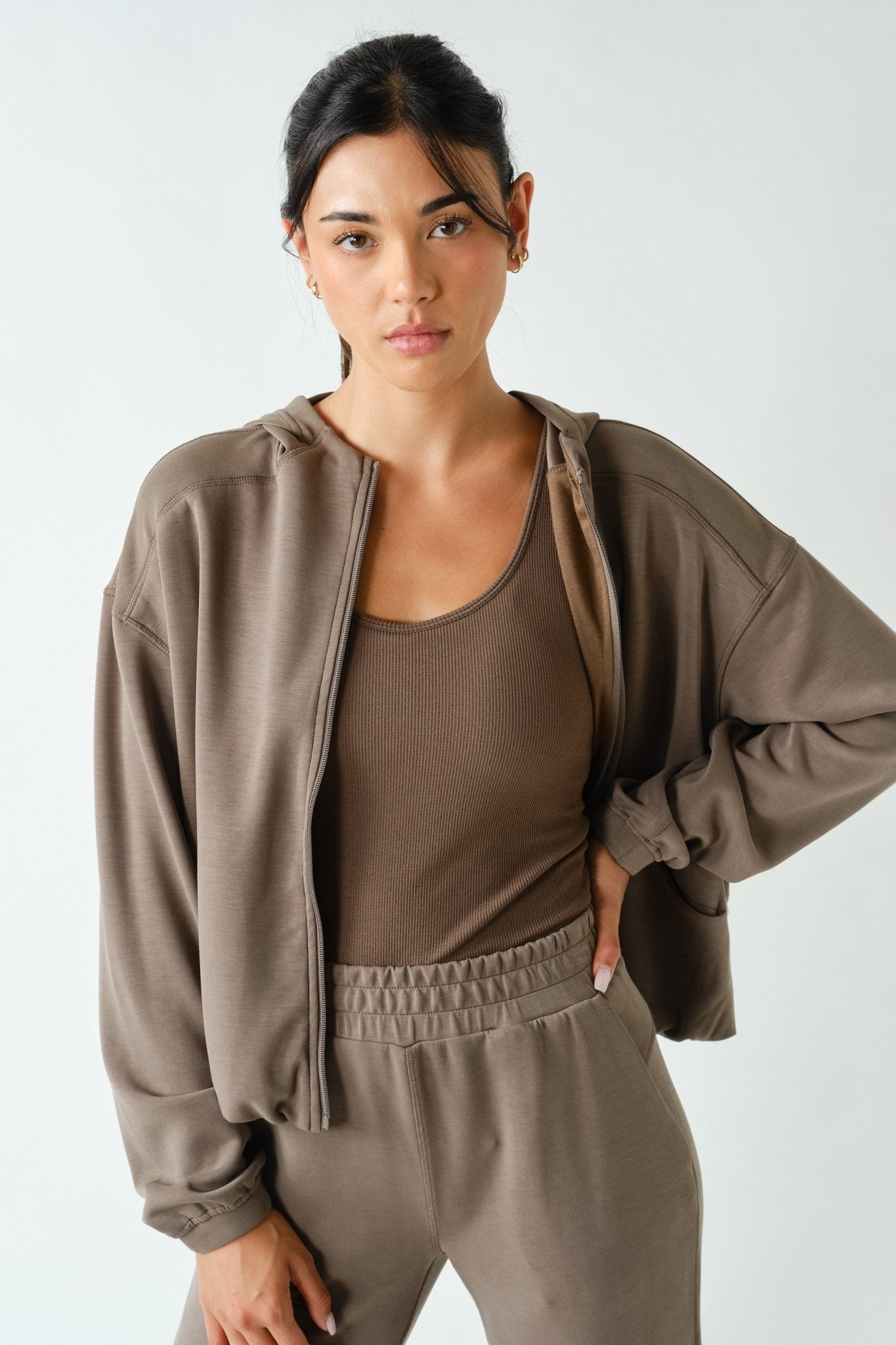 Quick Run Modal Blend Zip Hoodie - Westly