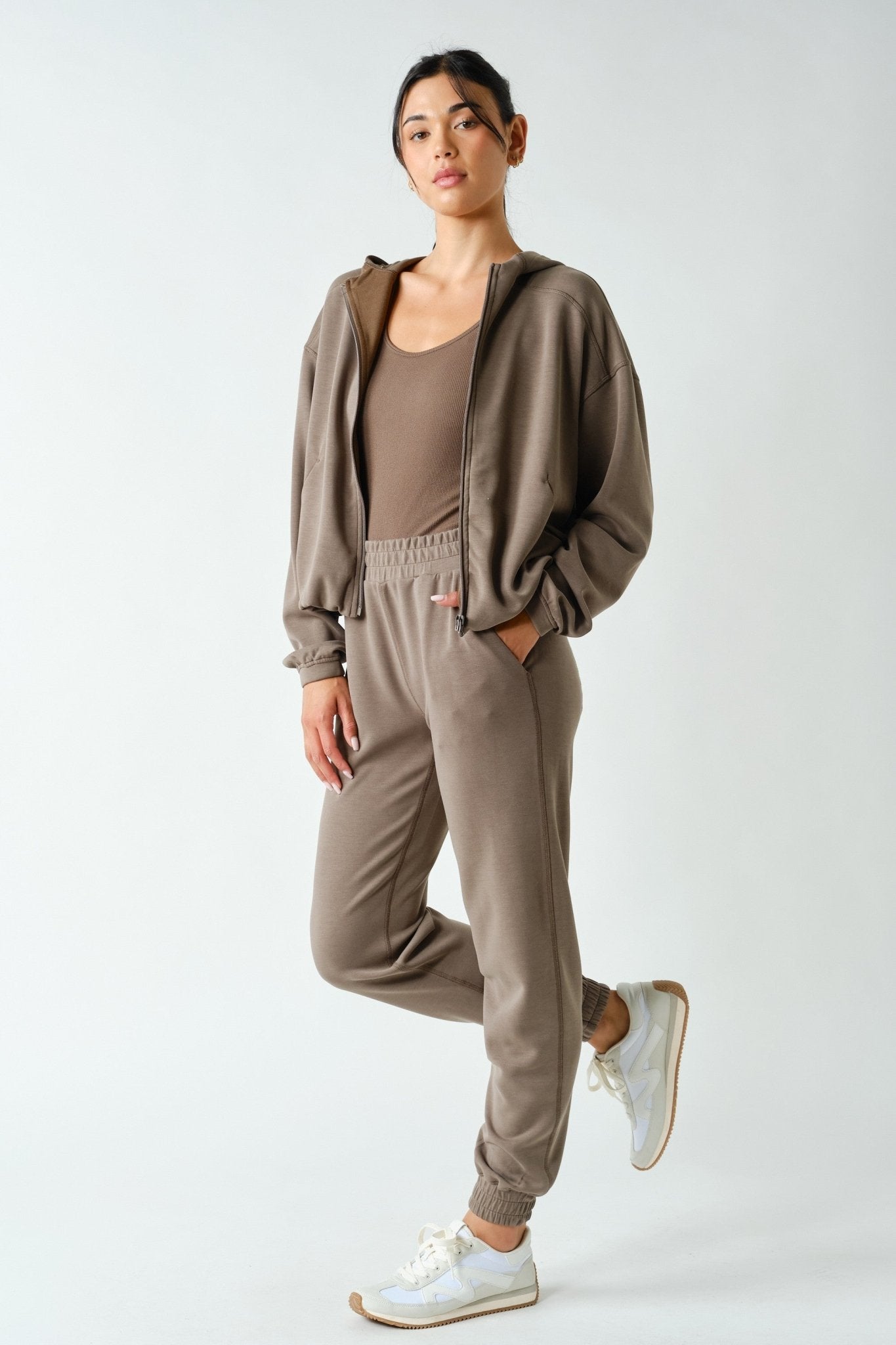 Quick Run Modal Blend Zip Hoodie - Westly