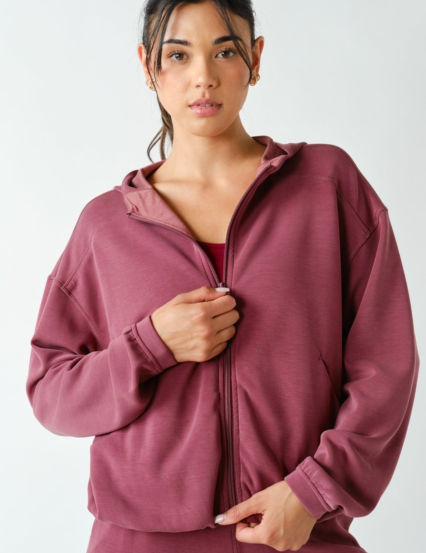 Quick Run Modal Blend Zip Hoodie - Westly