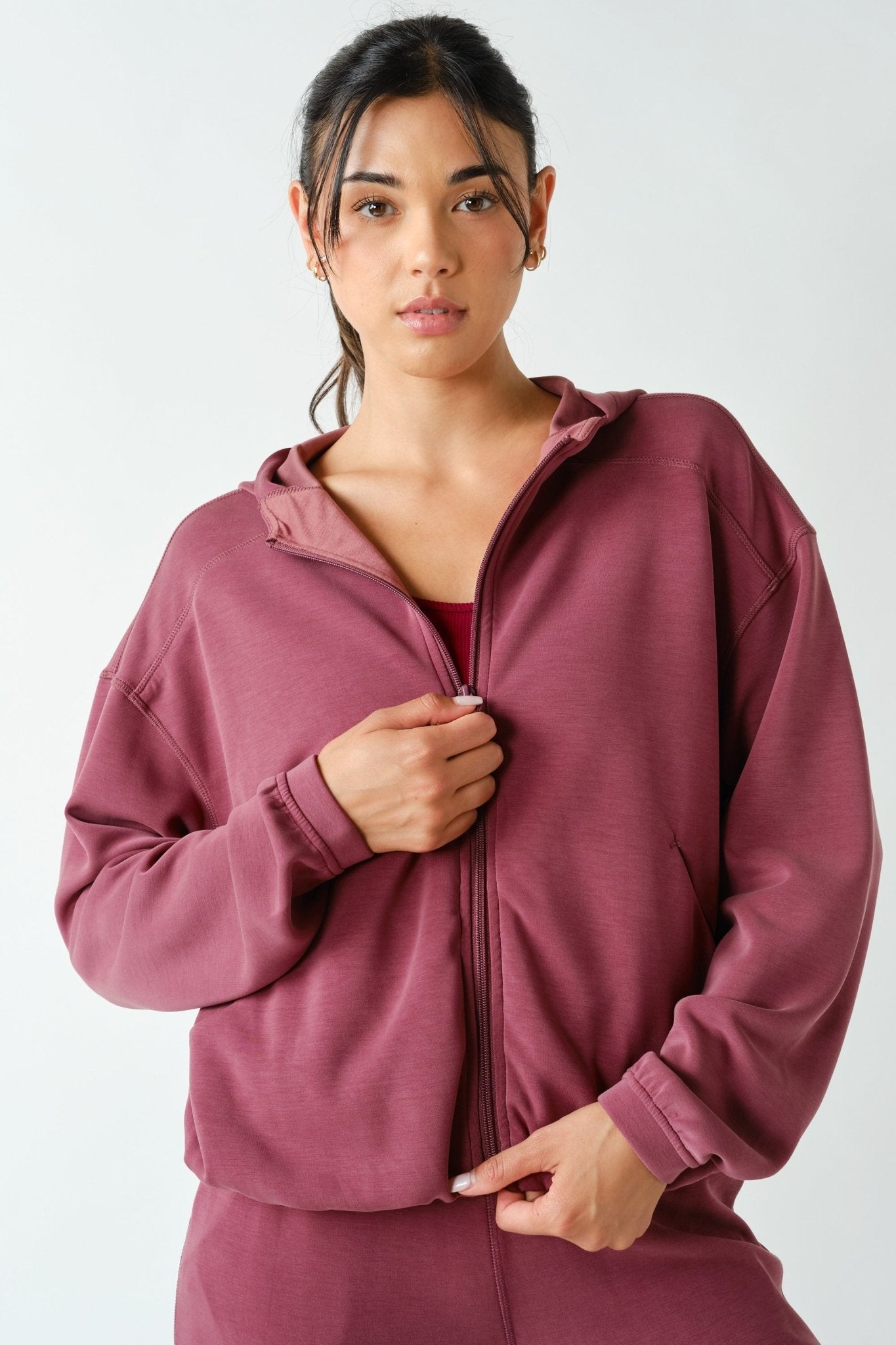 Quick Run Modal Blend Zip Hoodie - Westly