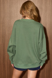 Quiet Christmas Embroidered Tree Sweatshirt - Westly