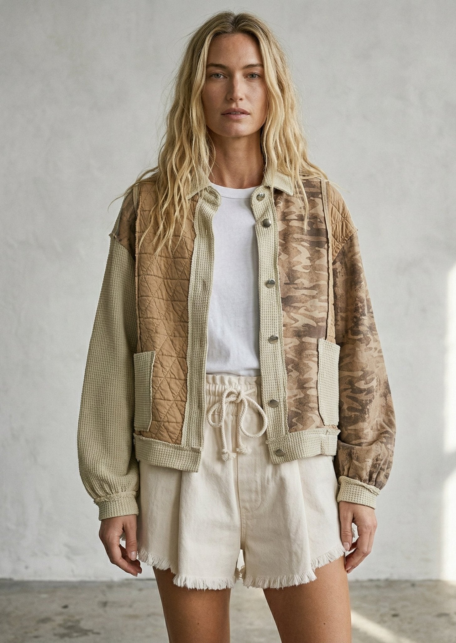 Quinn Color Block Quilted Jacket - Westly