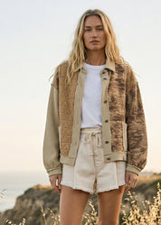 Quinn Color Block Quilted Jacket - Westly