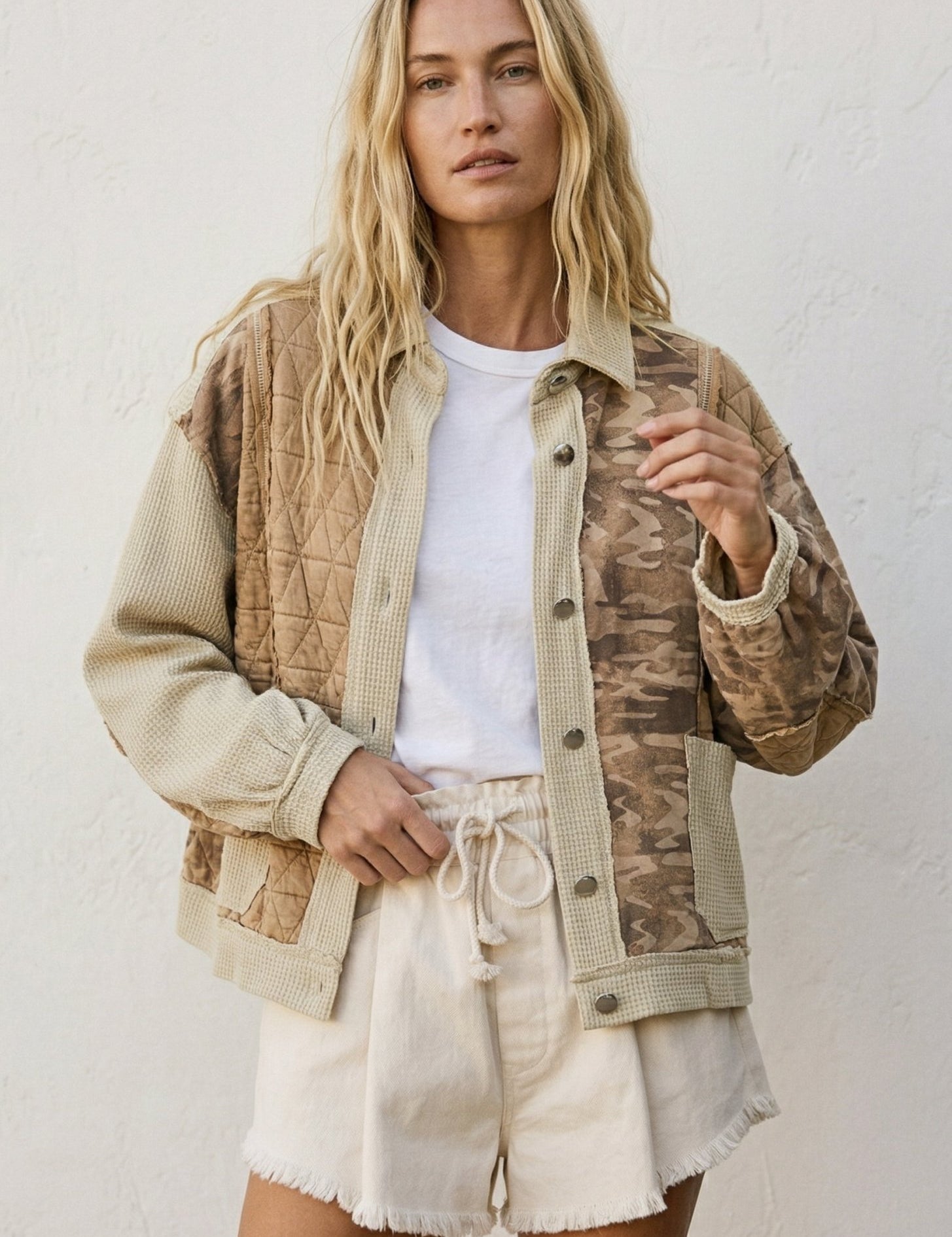 Quinn Color Block Quilted Jacket - Westly