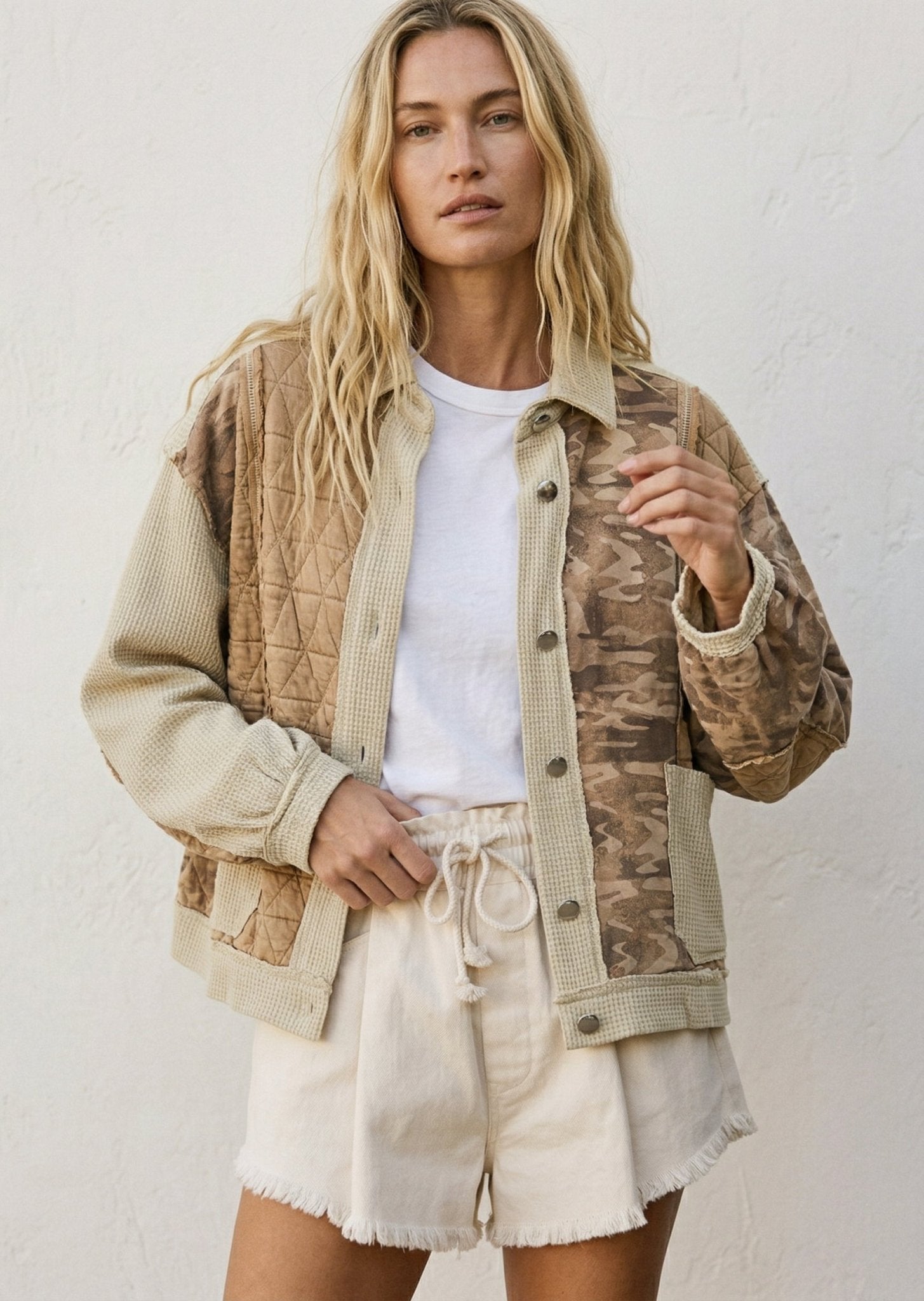 Quinn Color Block Quilted Jacket - Westly