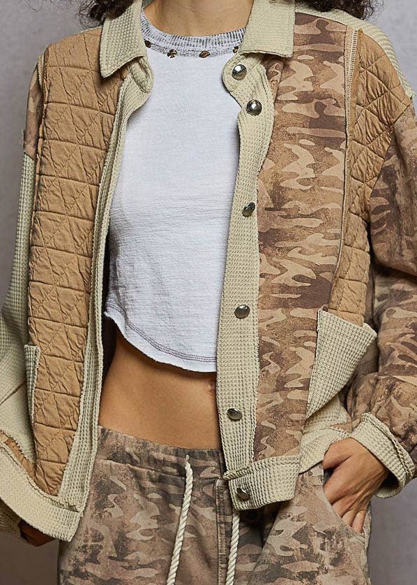 Quinn Color Block Quilted Jacket - Westly