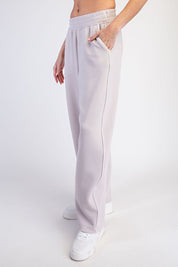 Rally Point Piped Scuba Lounge Pants in Mocha Cream Cream, photo 4