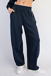 Rally Point Piped Scuba Lounge Pants in Teal Navy Mocha Cream, photo 3