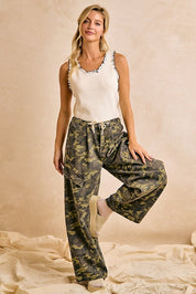 Rambler Camo Baggy Barrel Pants with Cargo Pockets - Westly