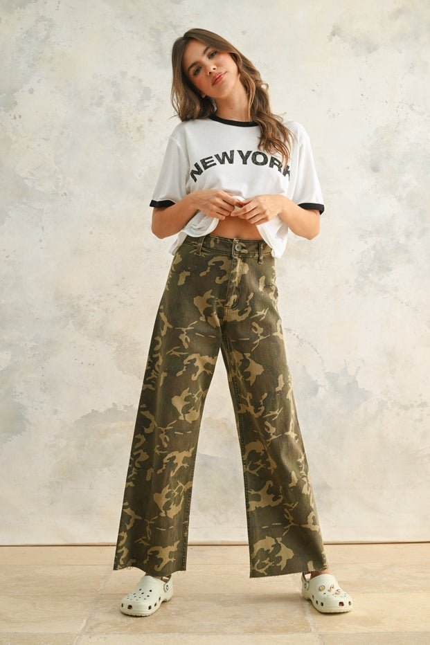 Ranger Camo Print Pants - Westly
