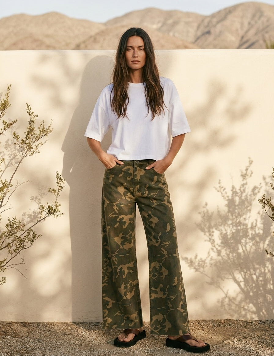 Ranger Camo Print Pants - Westly