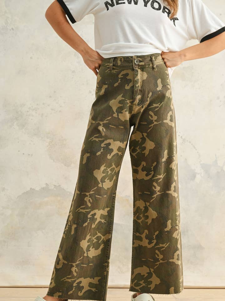 Ranger Camo Print Pants - Westly