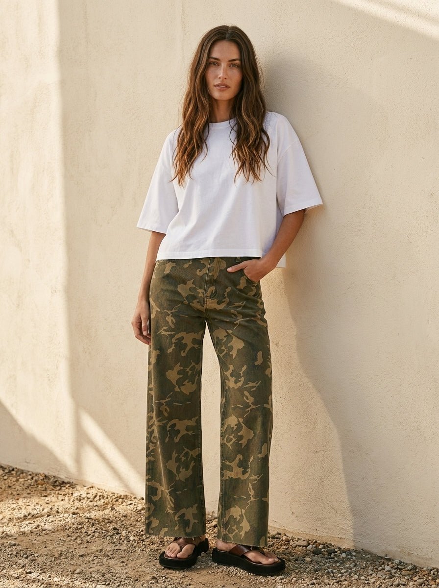 Ranger Camo Print Pants - Westly