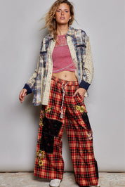 Renegade Mixed Print Studded Shacket - Westly