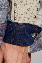 Renegade Mixed Print Studded Shacket - Westly