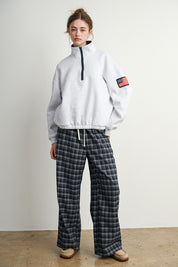 Republic Field Flag Patch Half-Zip Fleece in Grey Multi - product photo 14