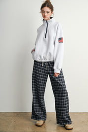 Republic Field Flag Patch Half-Zip Fleece in Grey Multi - product photo 16
