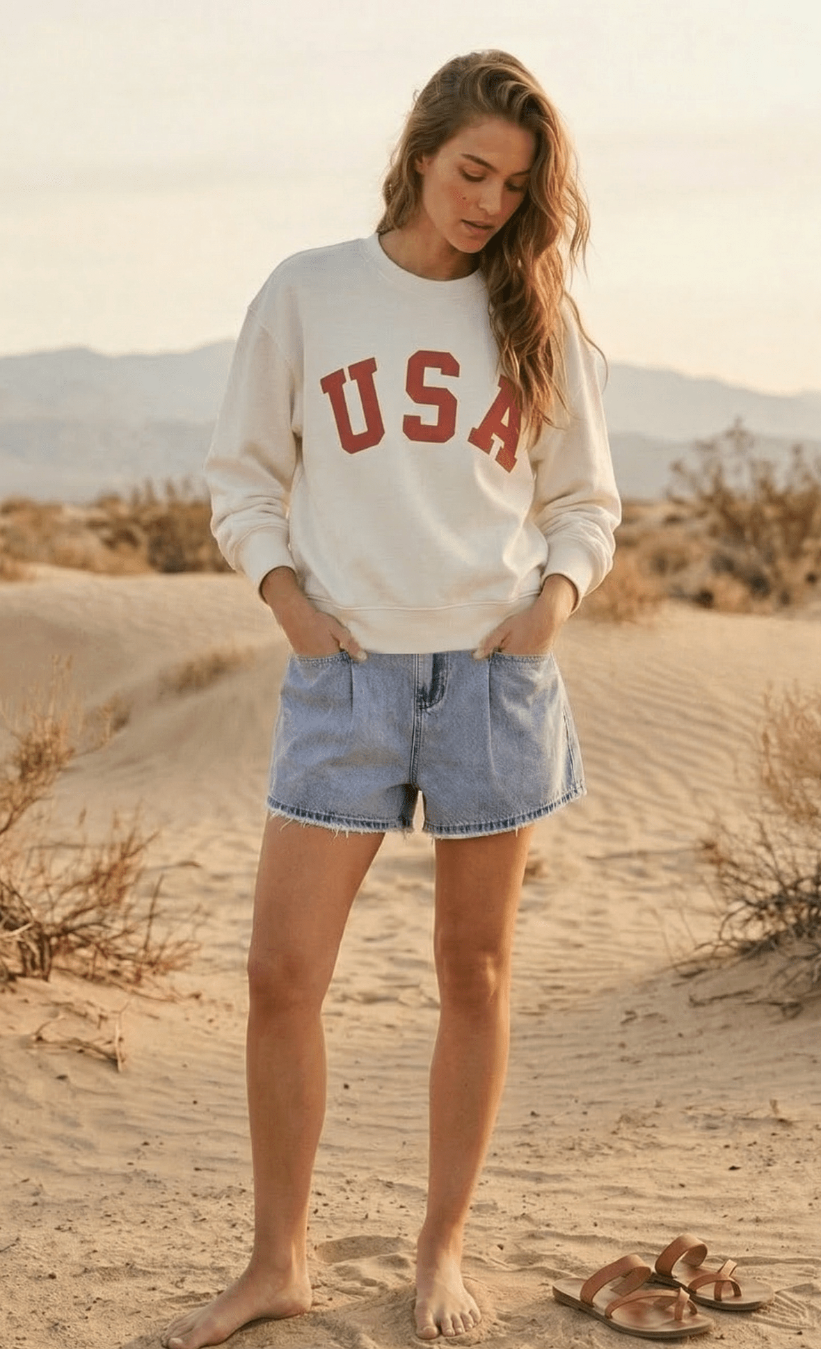 Riley Relaxed Denim Shorts - Westly