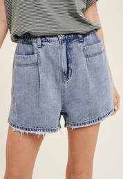Riley Relaxed Denim Shorts - Westly