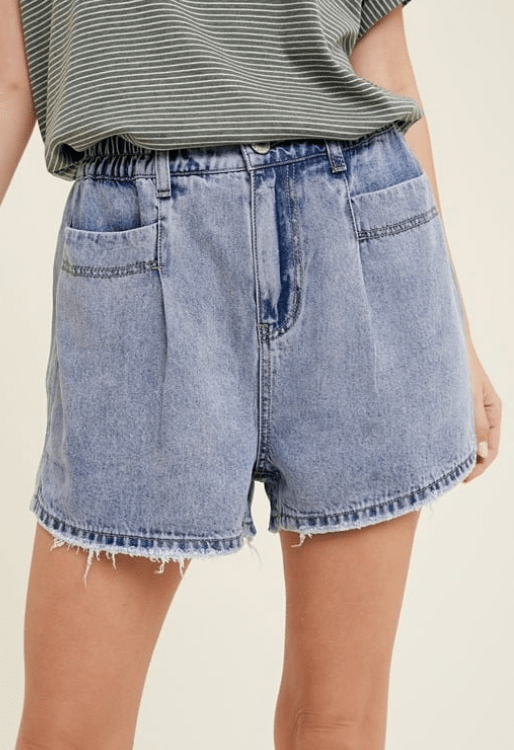 Riley Relaxed Denim Shorts - Westly