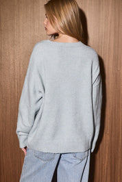Riverbend Bear & Salmon Knit Sweater - Westly