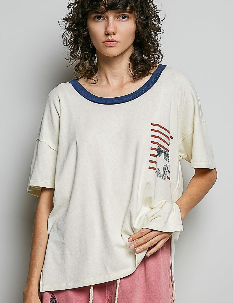 Roadside Americana Scoopneck Tee - Westly