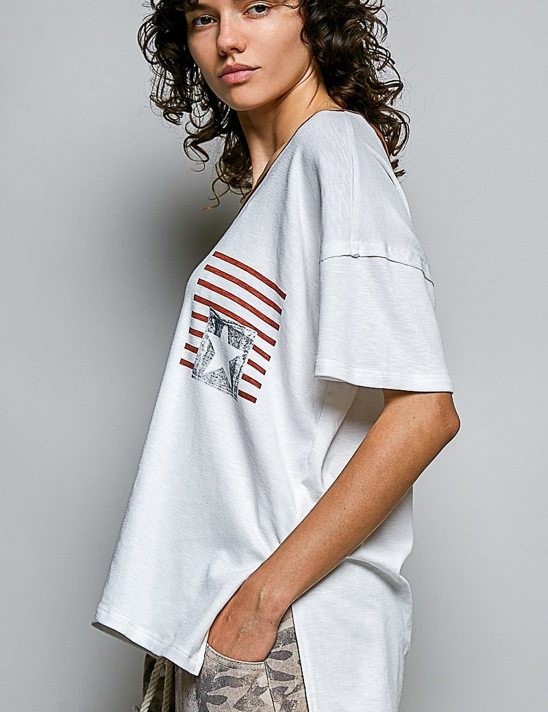 Roadside Americana Scoopneck Tee - Westly