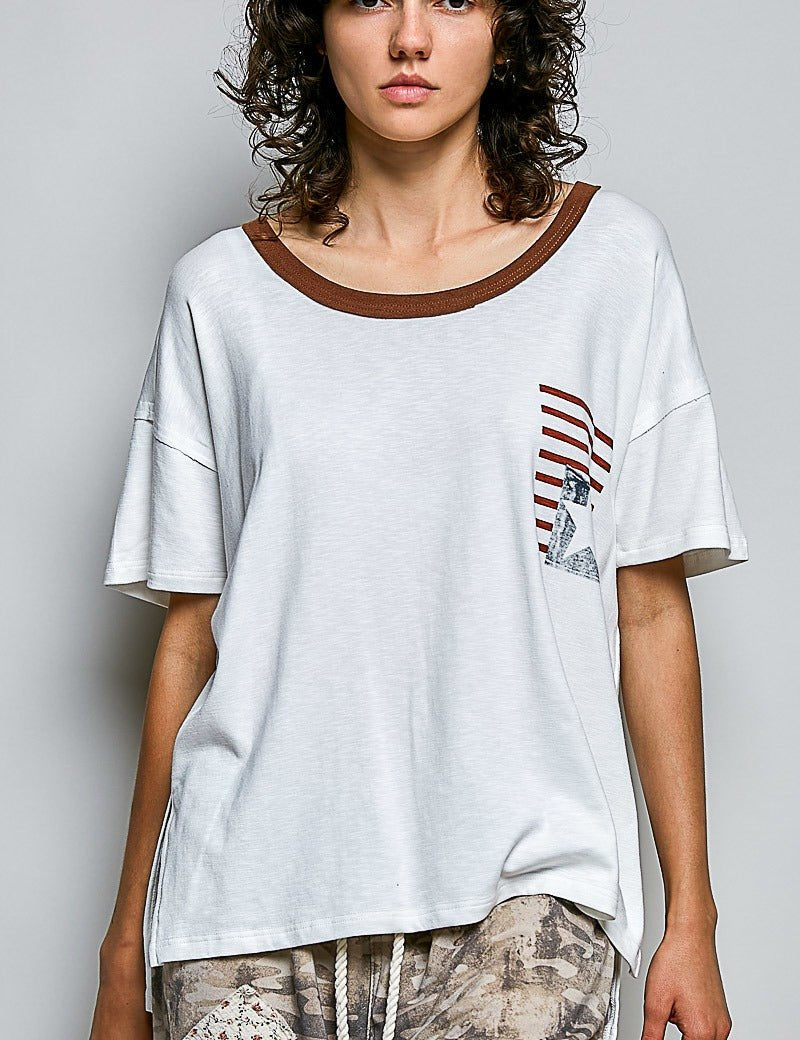 Roadside Americana Scoopneck Tee - Westly