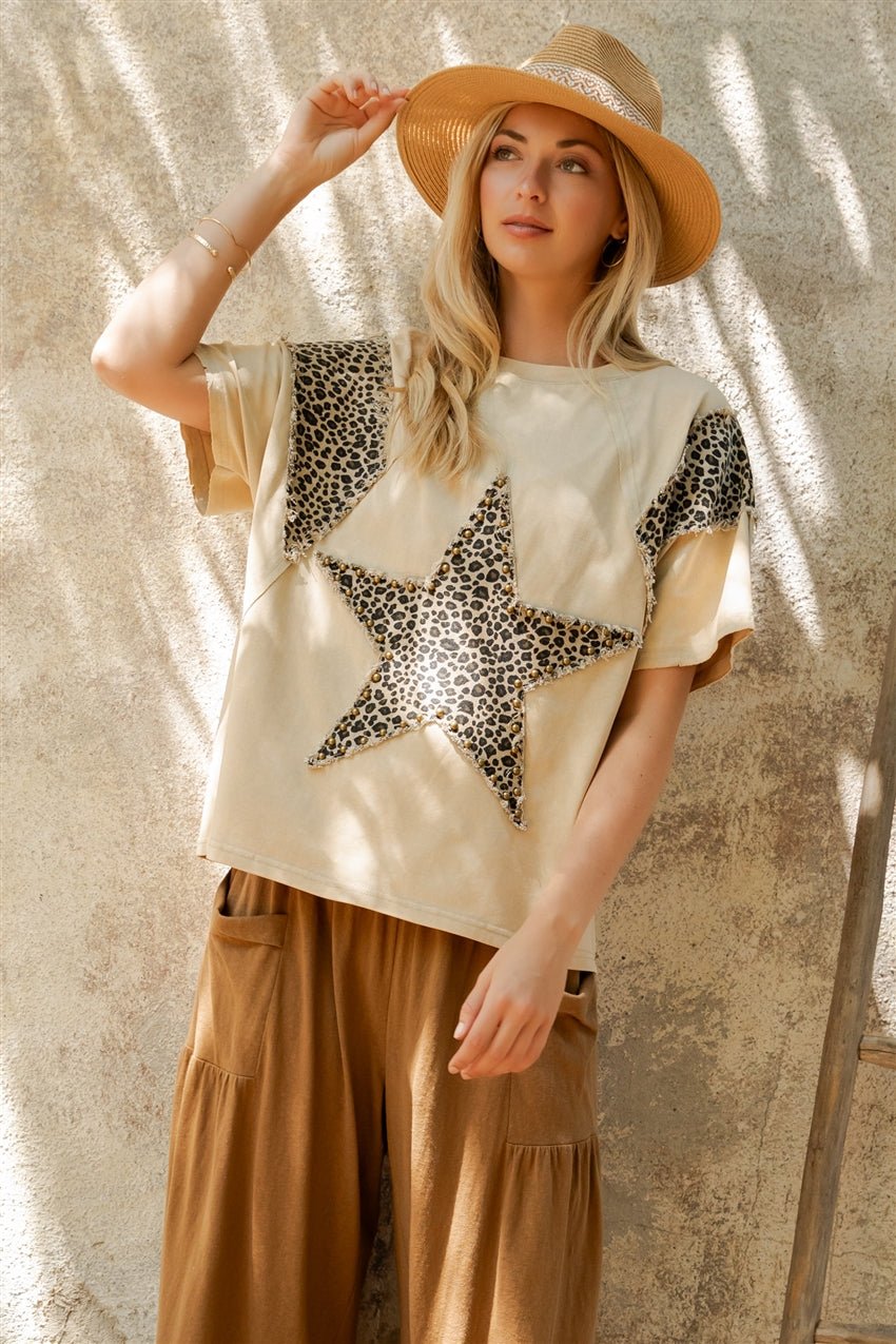 Roamer Vintage Star Patch Tee - Westly