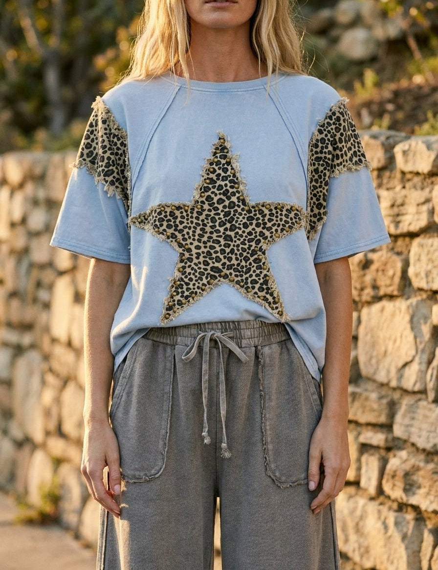 Roamer Vintage Star Patch Tee - Westly