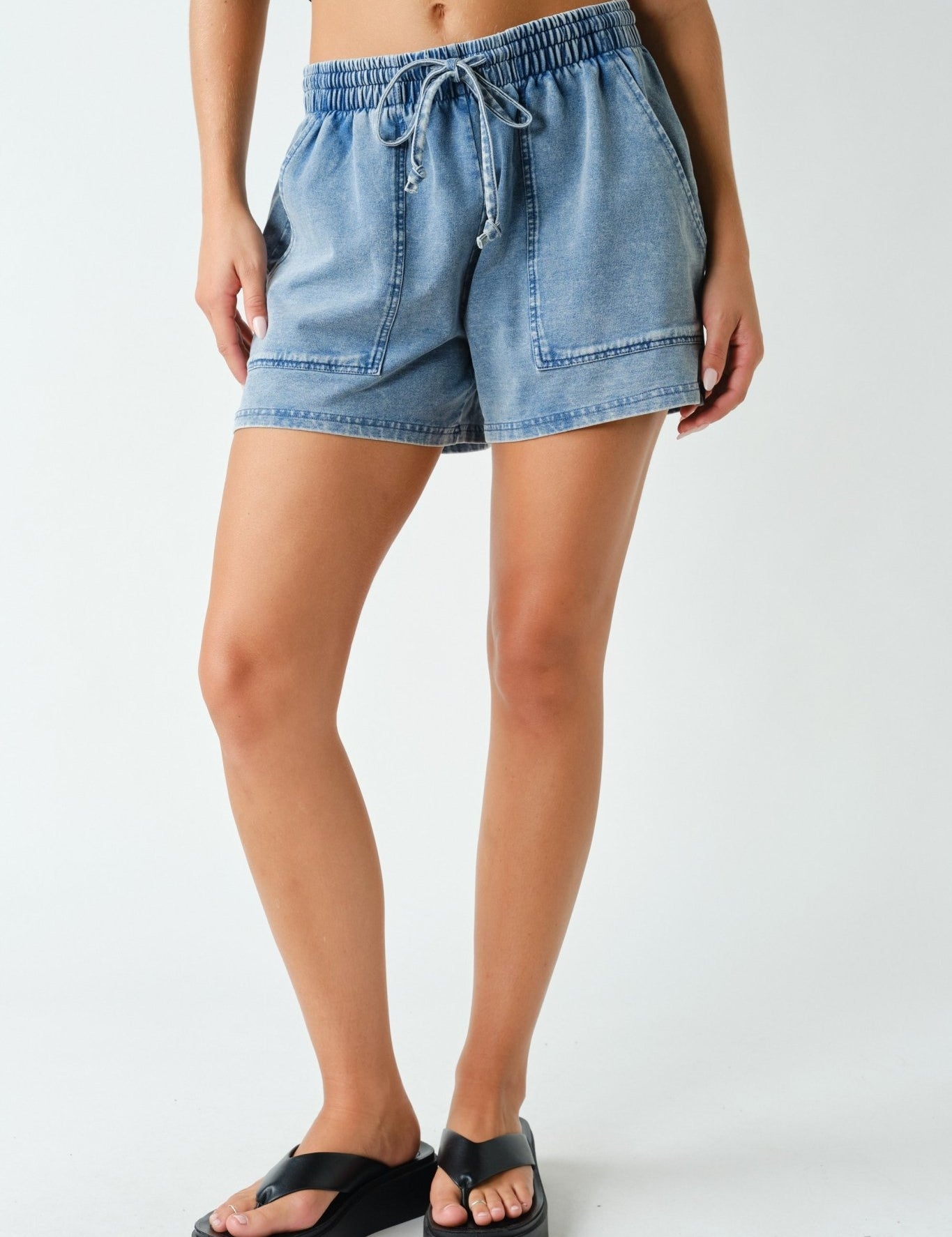 Rockport Washed Knit Utility Shorts - Westly