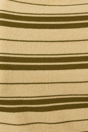 Romy Lane Striped Short Sleeve Cardigan - Butter Olive Stripe