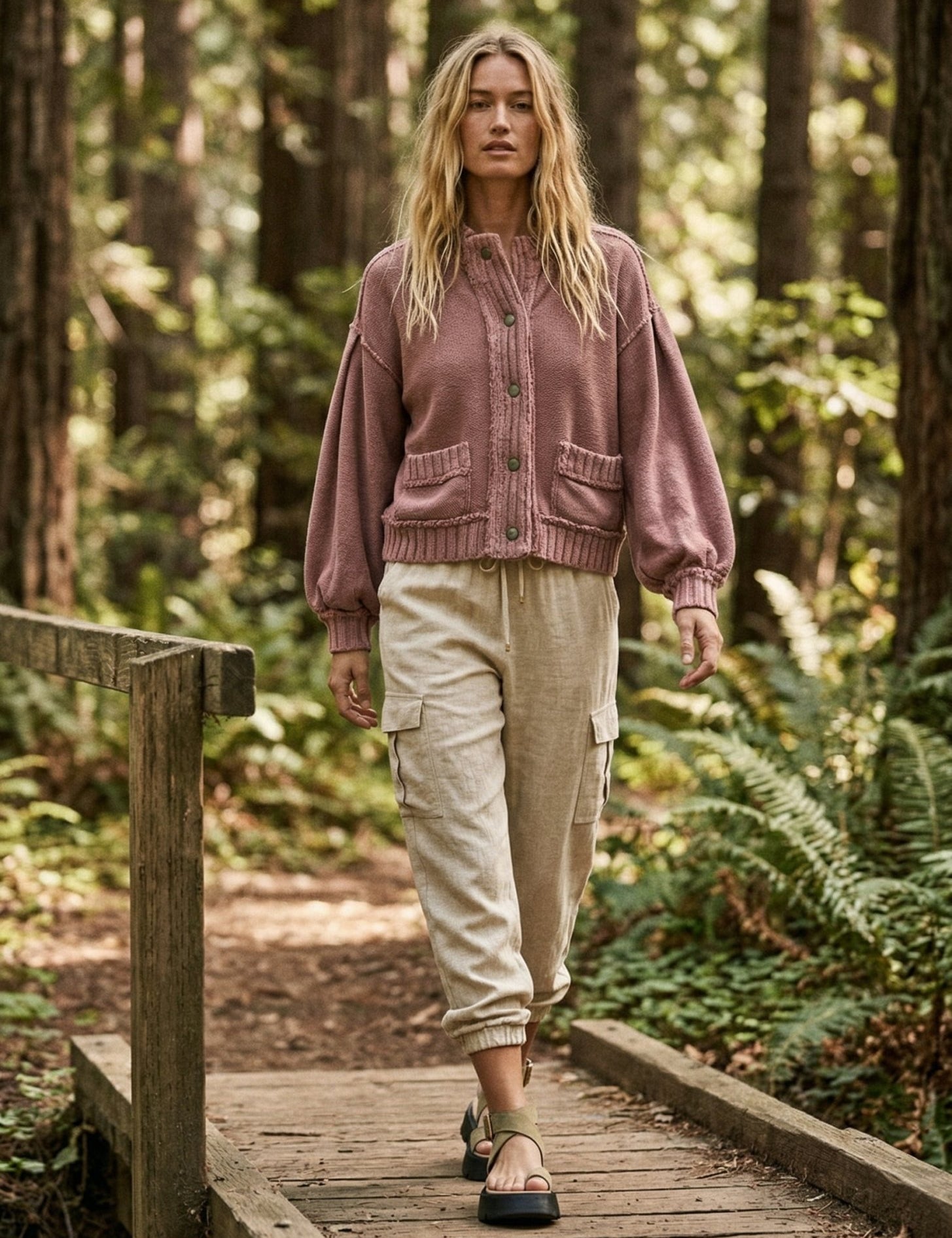 Romy Washed Vintage Cardigan Jacket - Westly