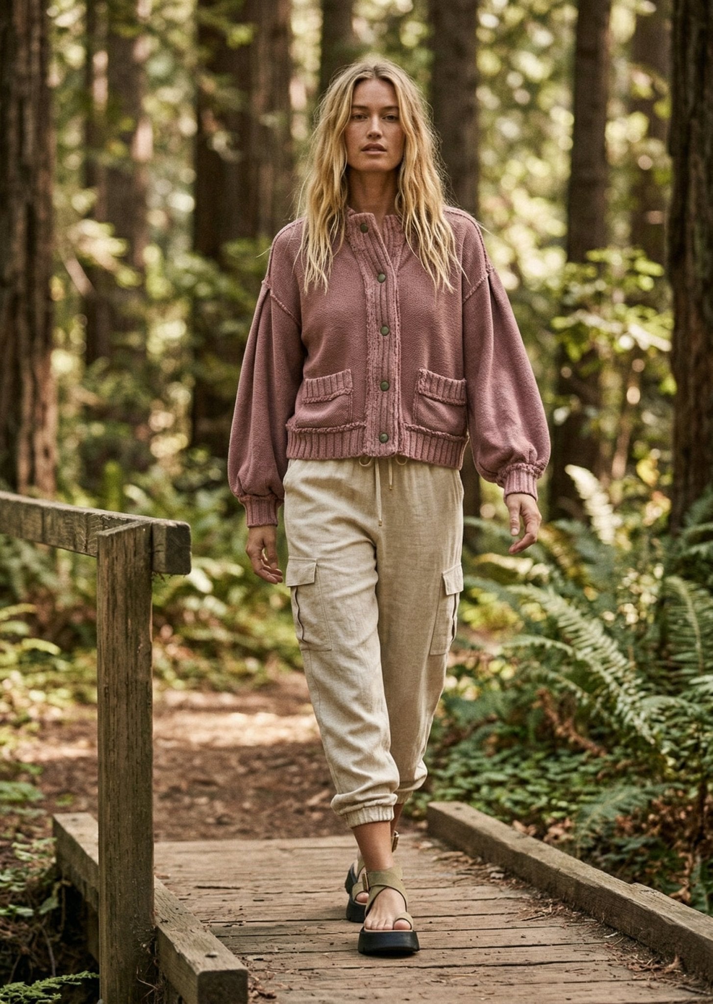 Romy Washed Vintage Cardigan Jacket - Westly