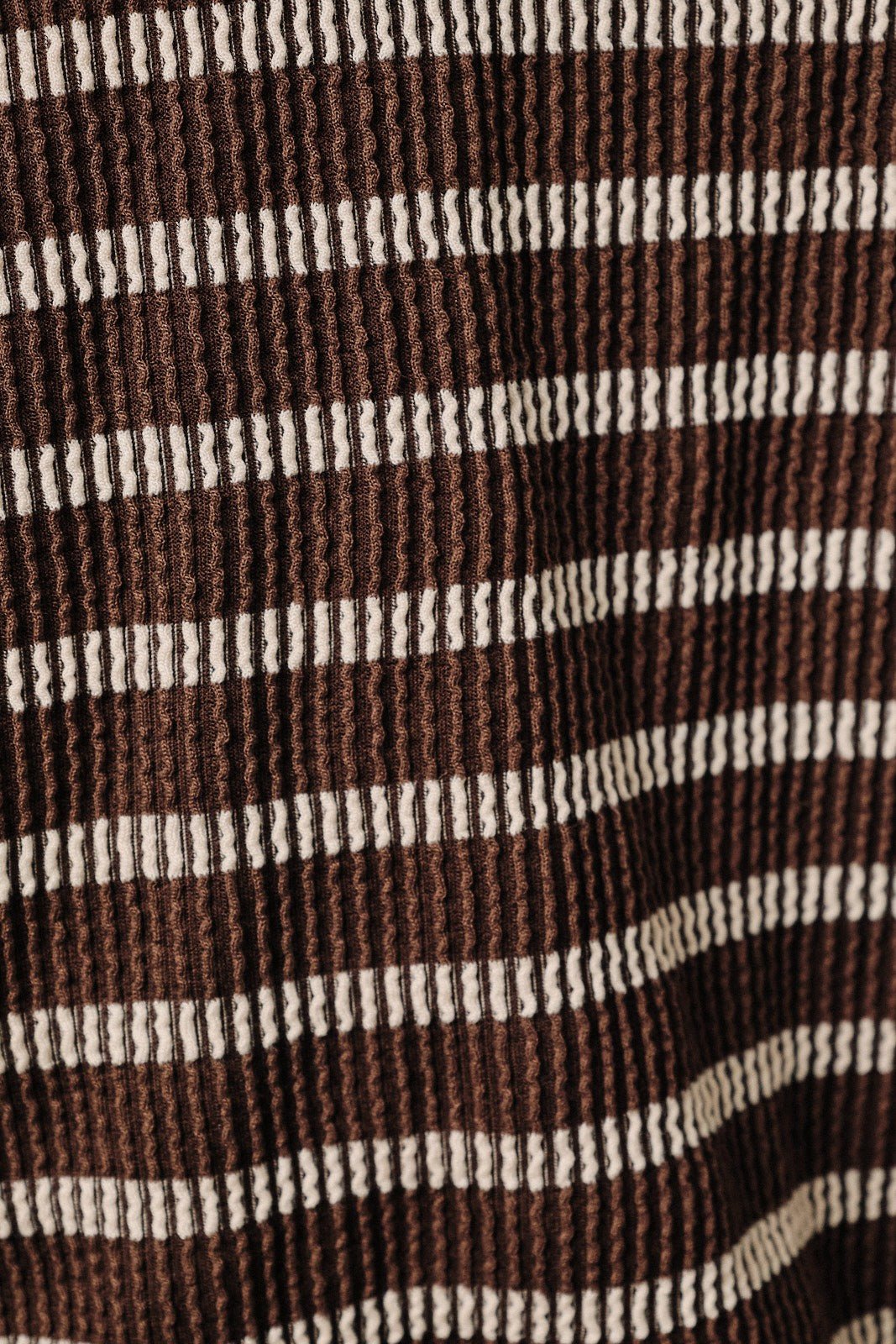 Room Service Striped Ribbed Lounge Top - Westly