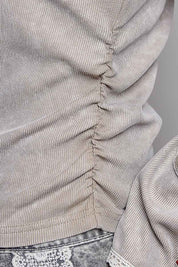 Rose & Thorn Ribbed Henley - Westly