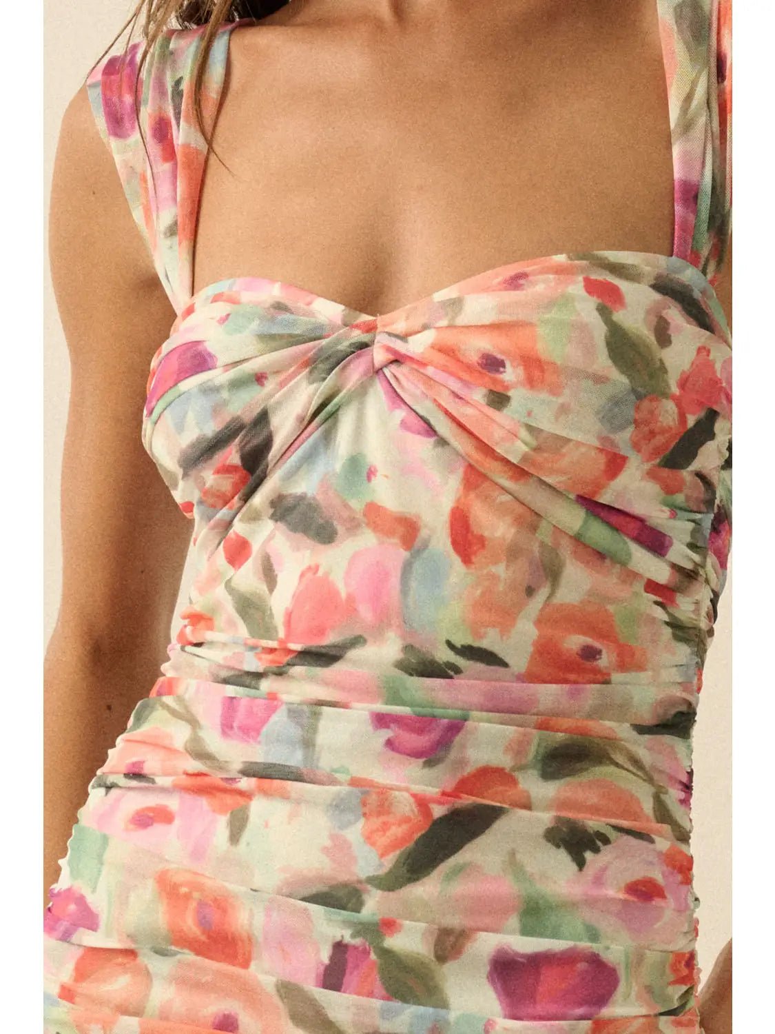 Rosie Ruched Drop - Waist Sweetheart Maxi Dress - Westly