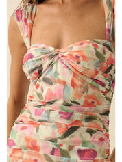 Rosie Ruched Drop - Waist Sweetheart Maxi Dress - Westly