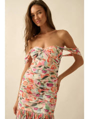 Rosie Ruched Drop - Waist Sweetheart Maxi Dress - Westly