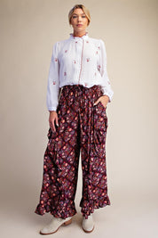 Roslyn Embroidered Cotton Gauze Blouse - Westly