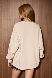 Round Trip Western Graphic Sweatshirt in Tan — product photo 04