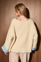 Roundabout Reversible Cuff Knit Sweater - Westly