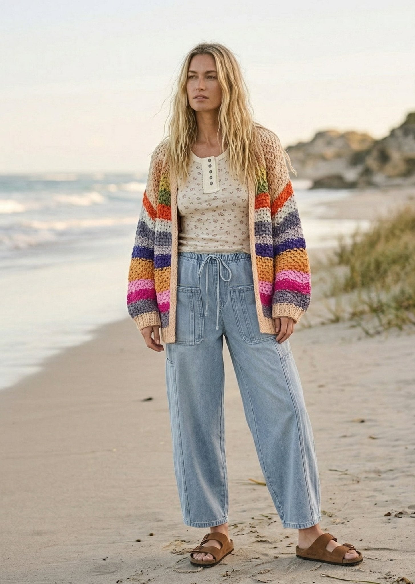 Rue Soft Denim Barrel Pants [PRE - ORDER 4/15] - Westly