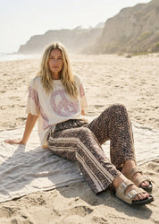 Rumi Floral & Lace Knit Top - Westly